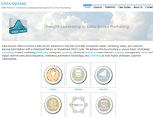 Tablet Screenshot of datasquare.com